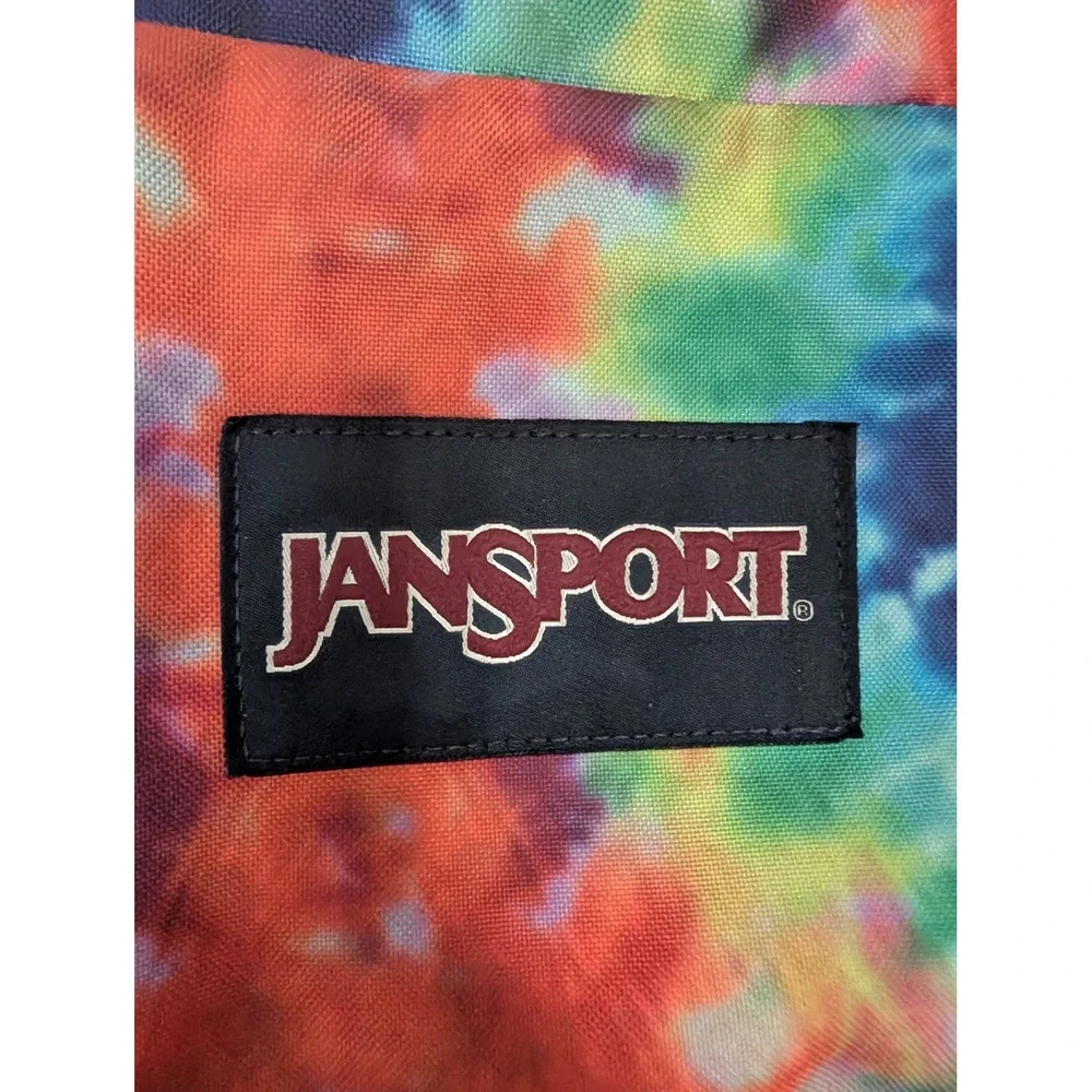JanSport SuperBreak Backpack Tie Dye Multi Color School Back Pack JS00T501